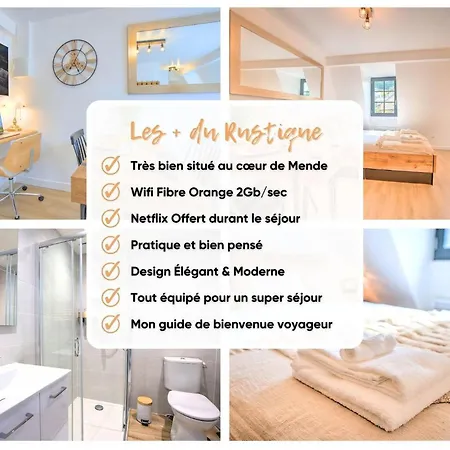 Le Rustique - Netflix/wi-fi Fibre - Sejour Lozere Mende